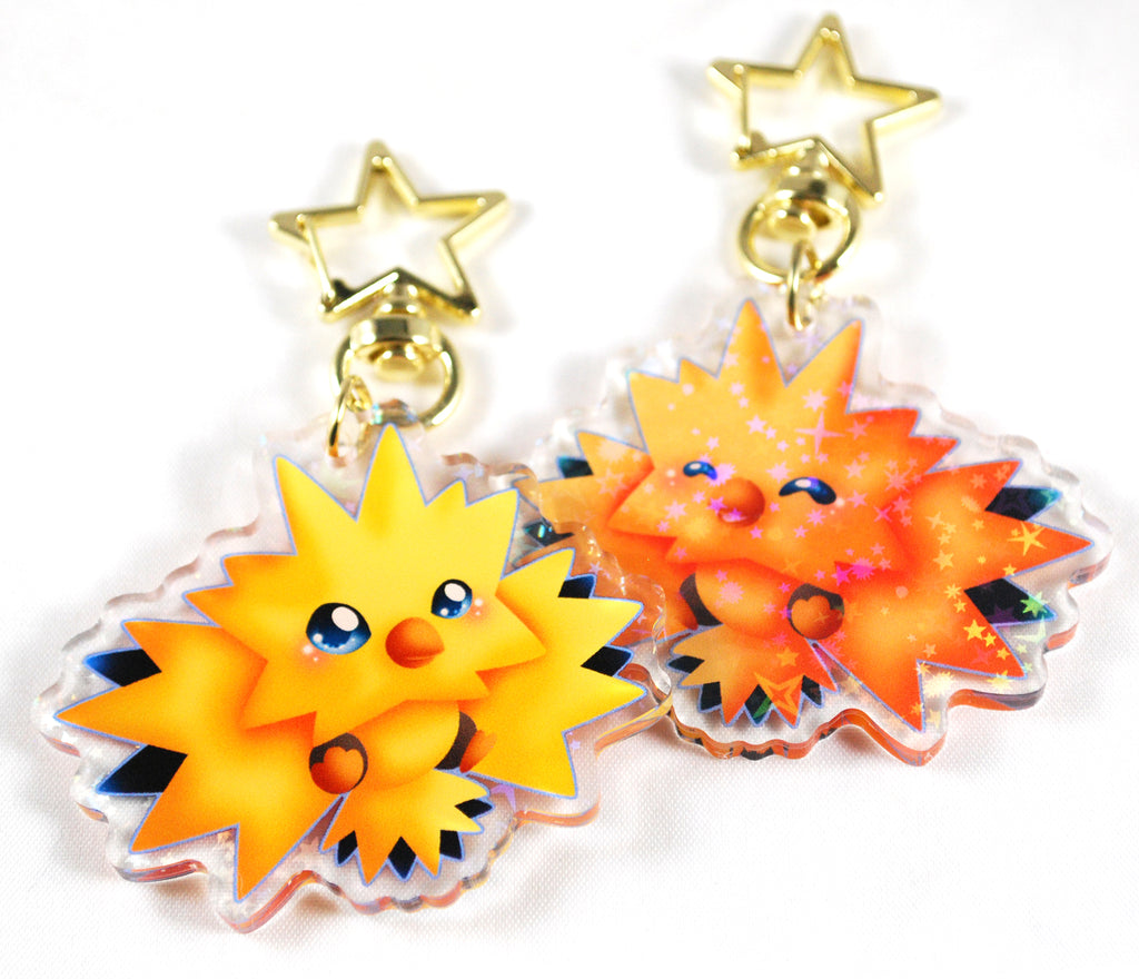 Zapdos Chibi Fanart Keychain