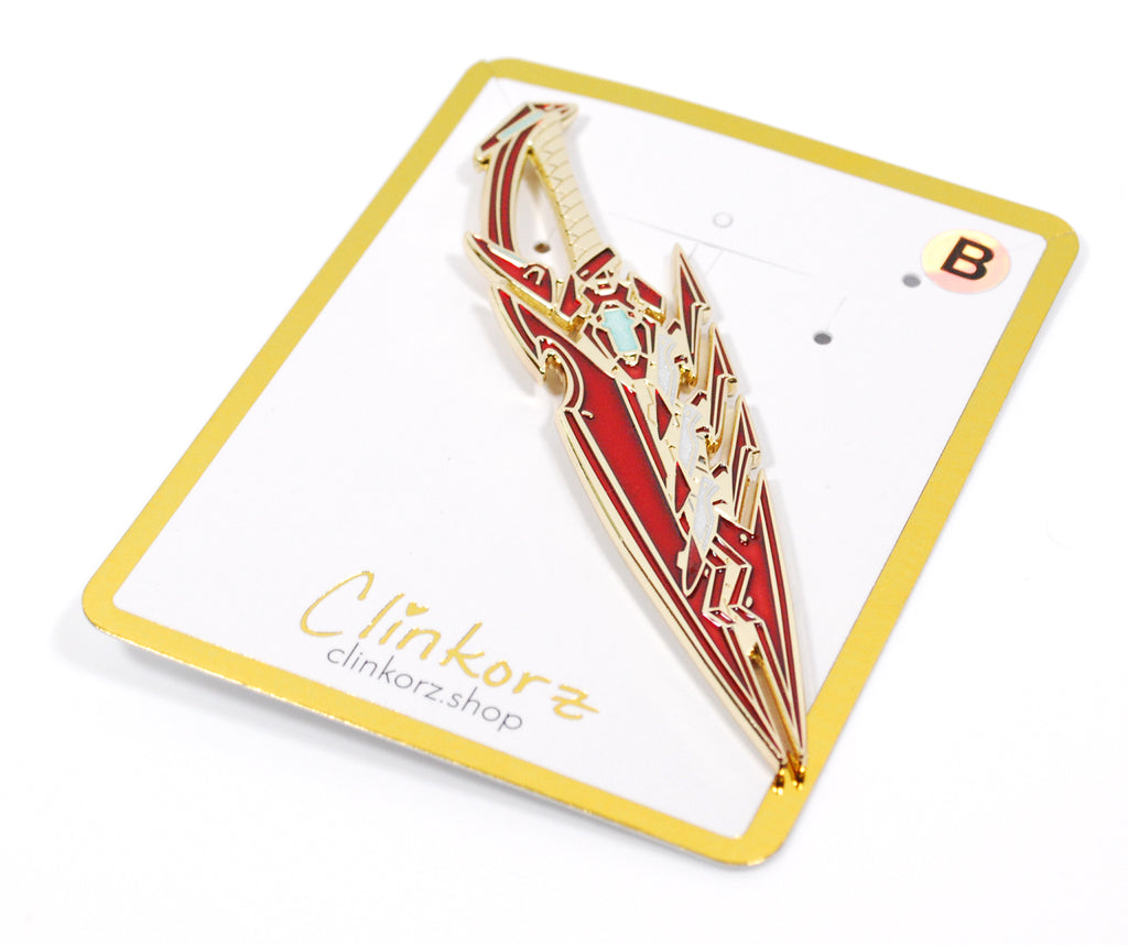 B Grade XC2 Pyra Aegis Blade in Enamel and Metal (updated var)