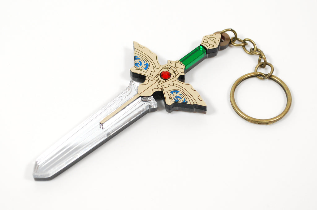 Fire Emblem Roy's Binding Blade Acrylic Necklace or Keychain