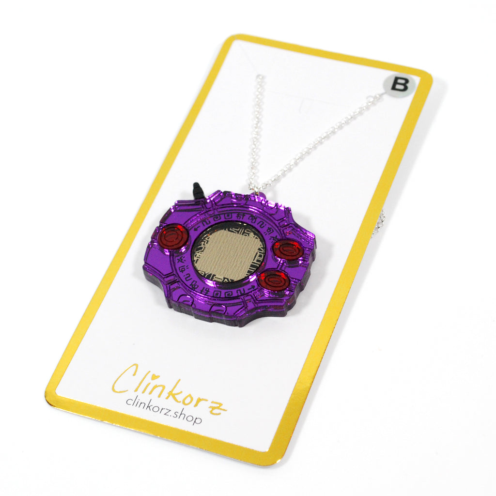 B Grade Digital Device Acrylic Necklace or Keychain