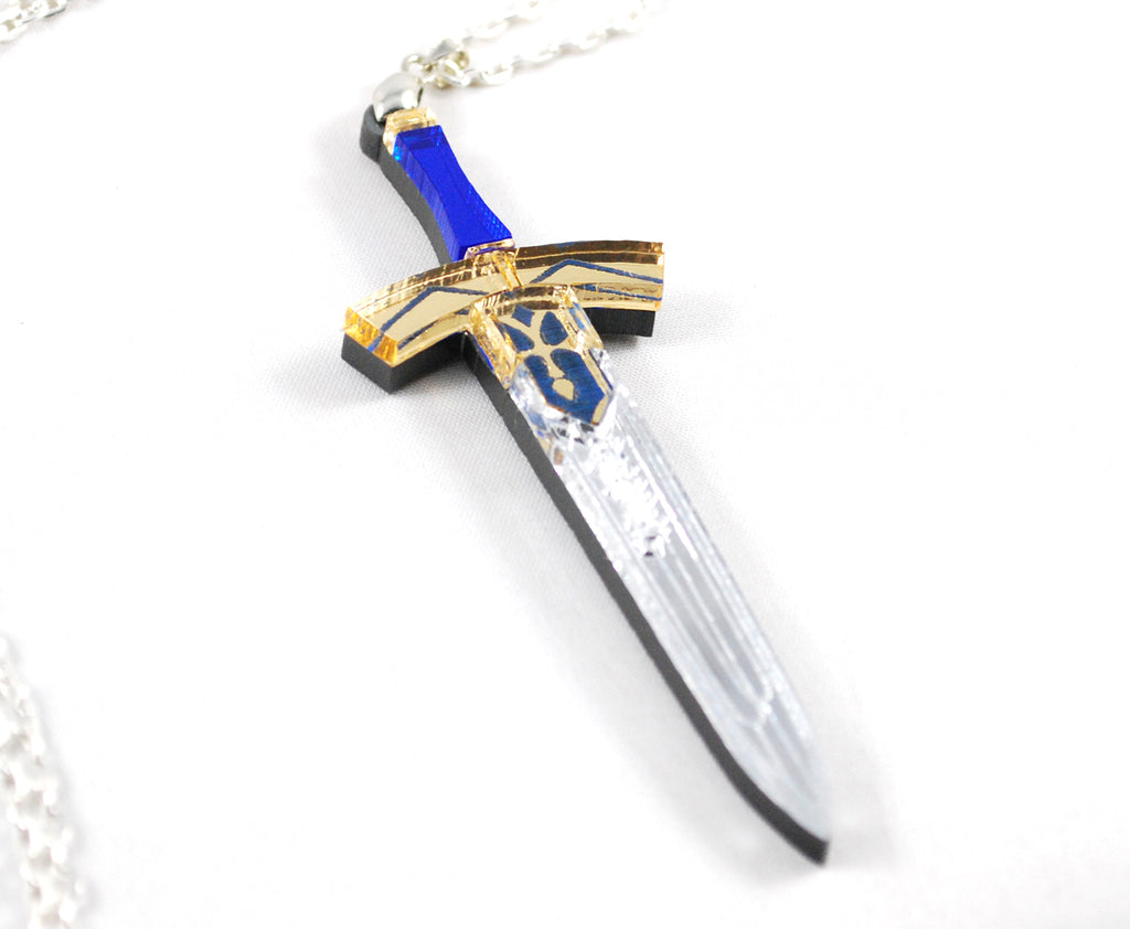 Fate Saber's Excalibur Acrylic Necklace or Keychain