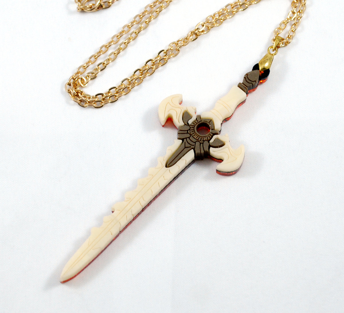 Fire Emblem 3 Houses Byleth's Sword of the Creator Acrylic Necklace or