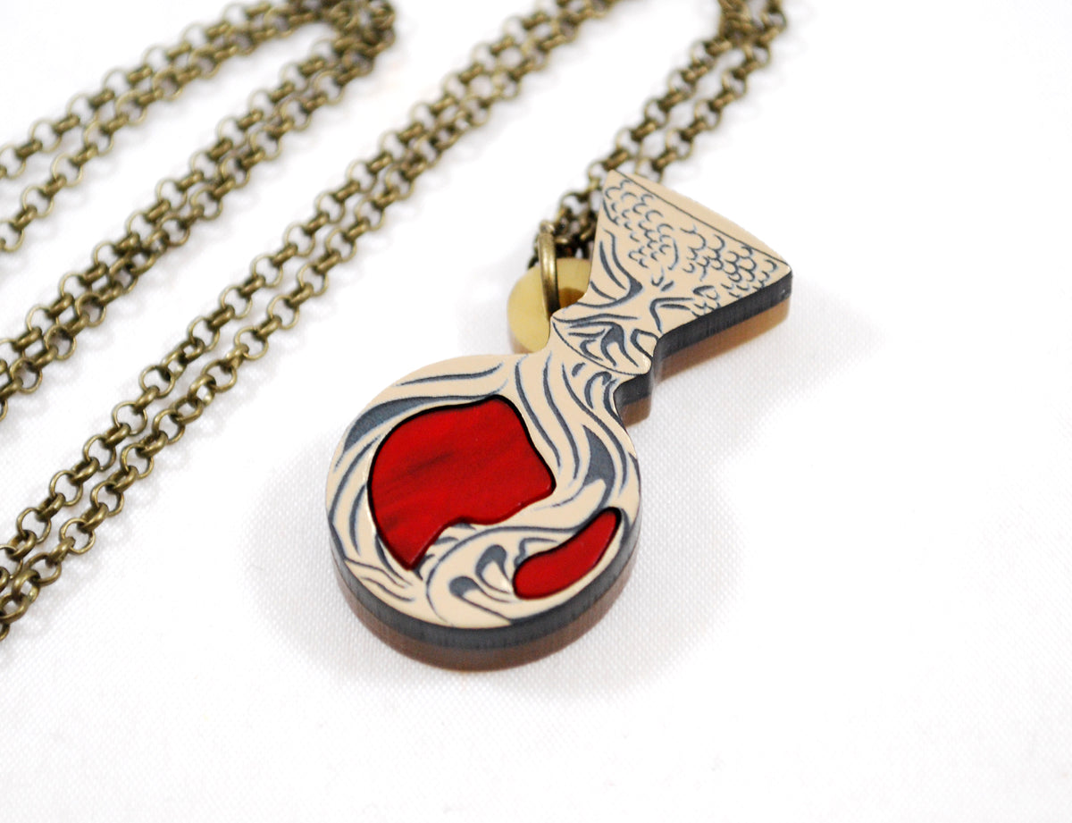 Elden Ring Flask of Crimson or Cerulean Tears Acrylic Handmade Charm a