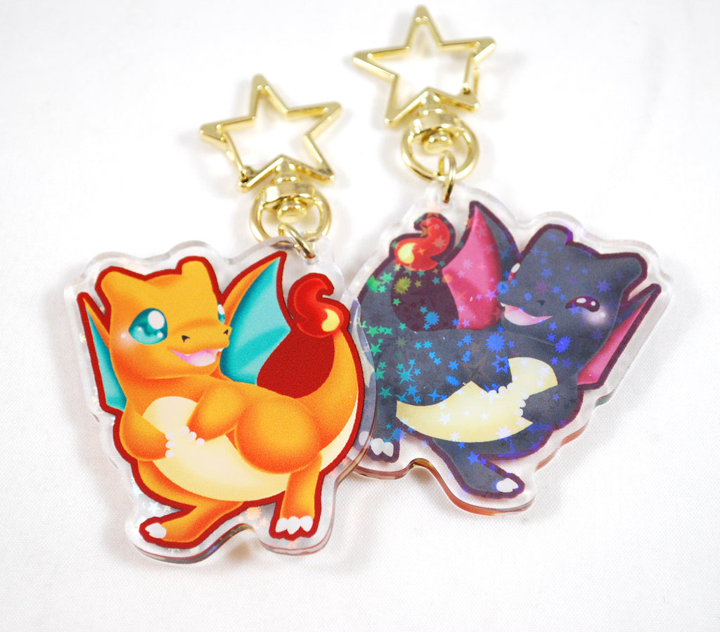 Charizard Chibi Fanart Keychain