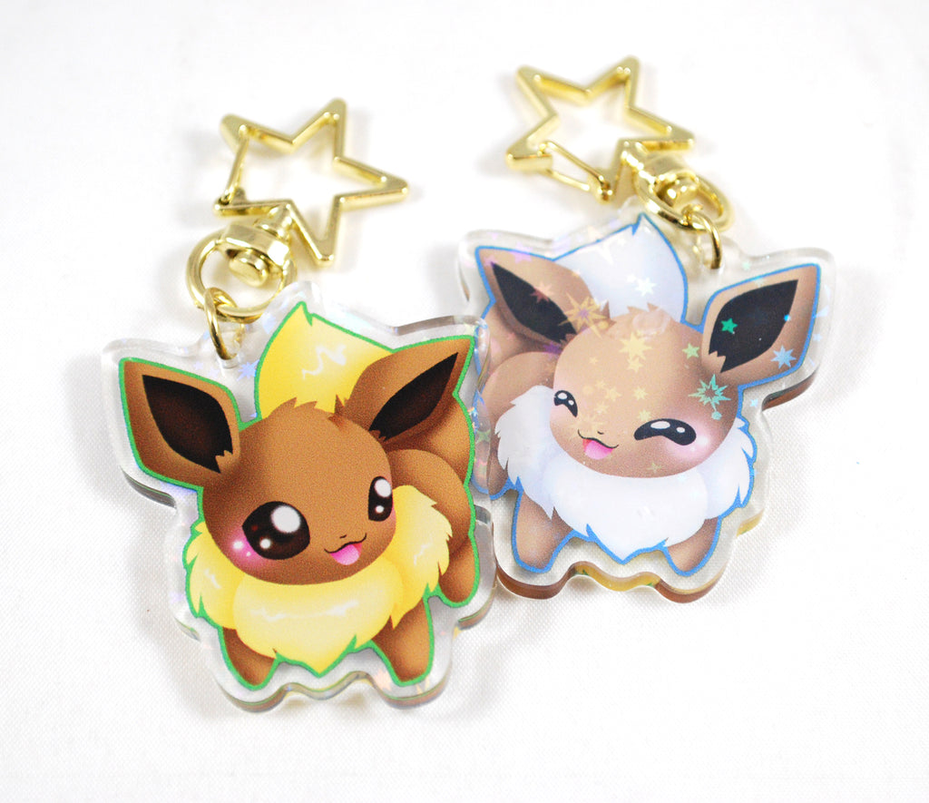 Eevee Chibi Fanart Keychain