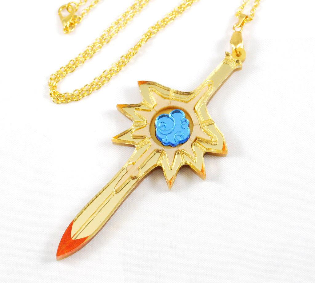 Okami Thunder Edge Handmade Acrylic Necklace