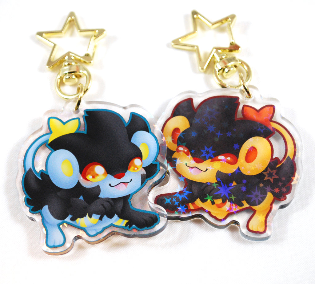 Luxray Chibi Fanart Keychain