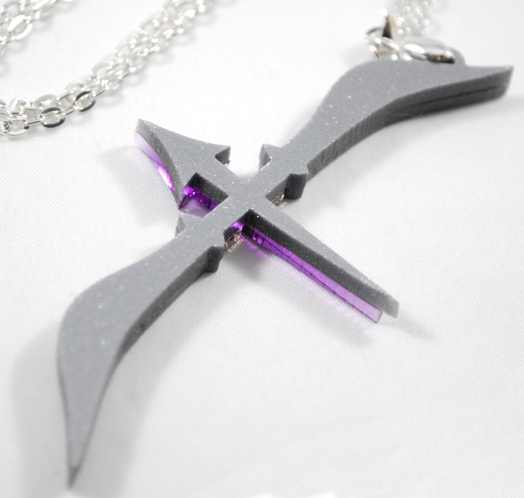 Dark Pit's Bow from Kid Icarus Acrylic Necklace or Keychain