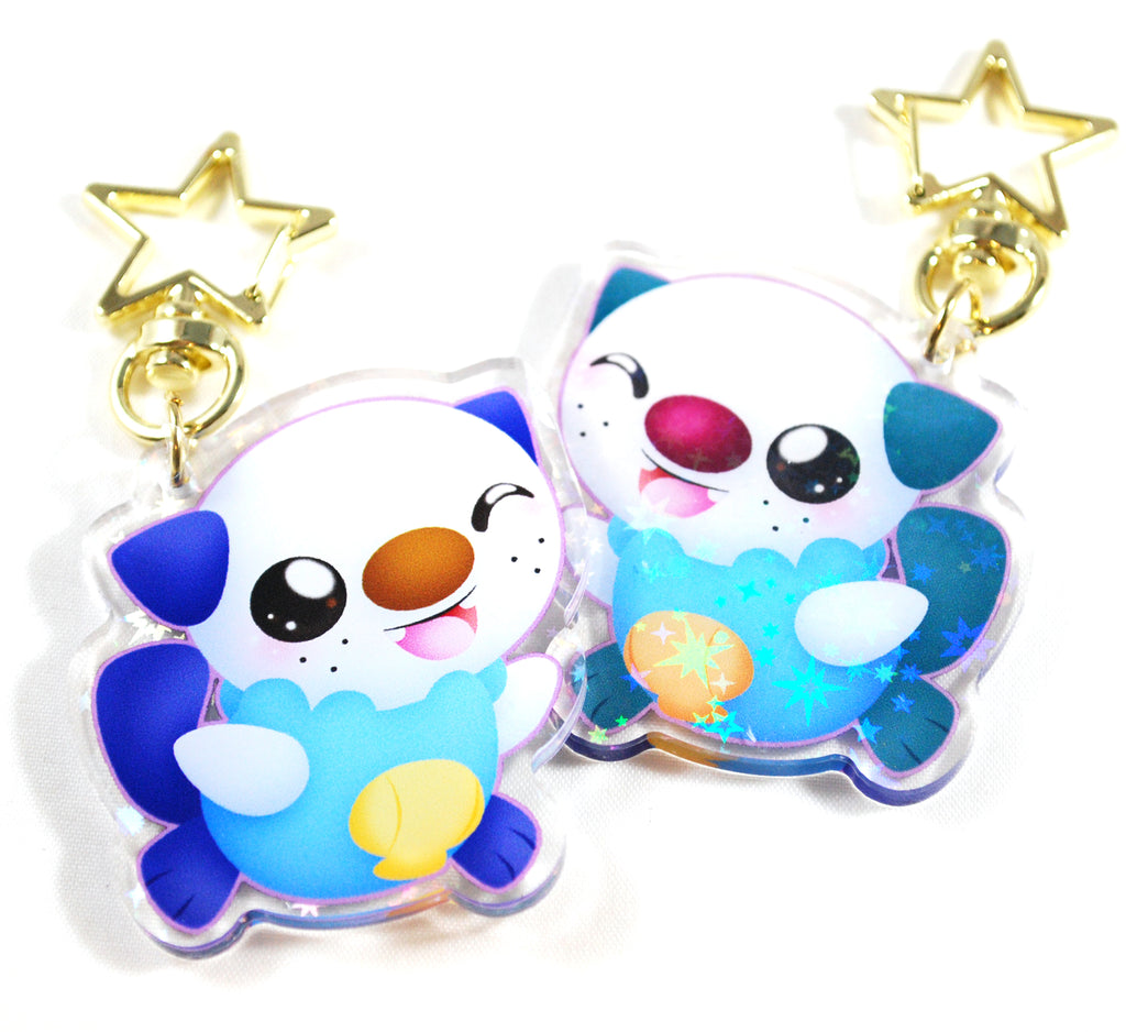Oshawott Chibi Fanart Keychain