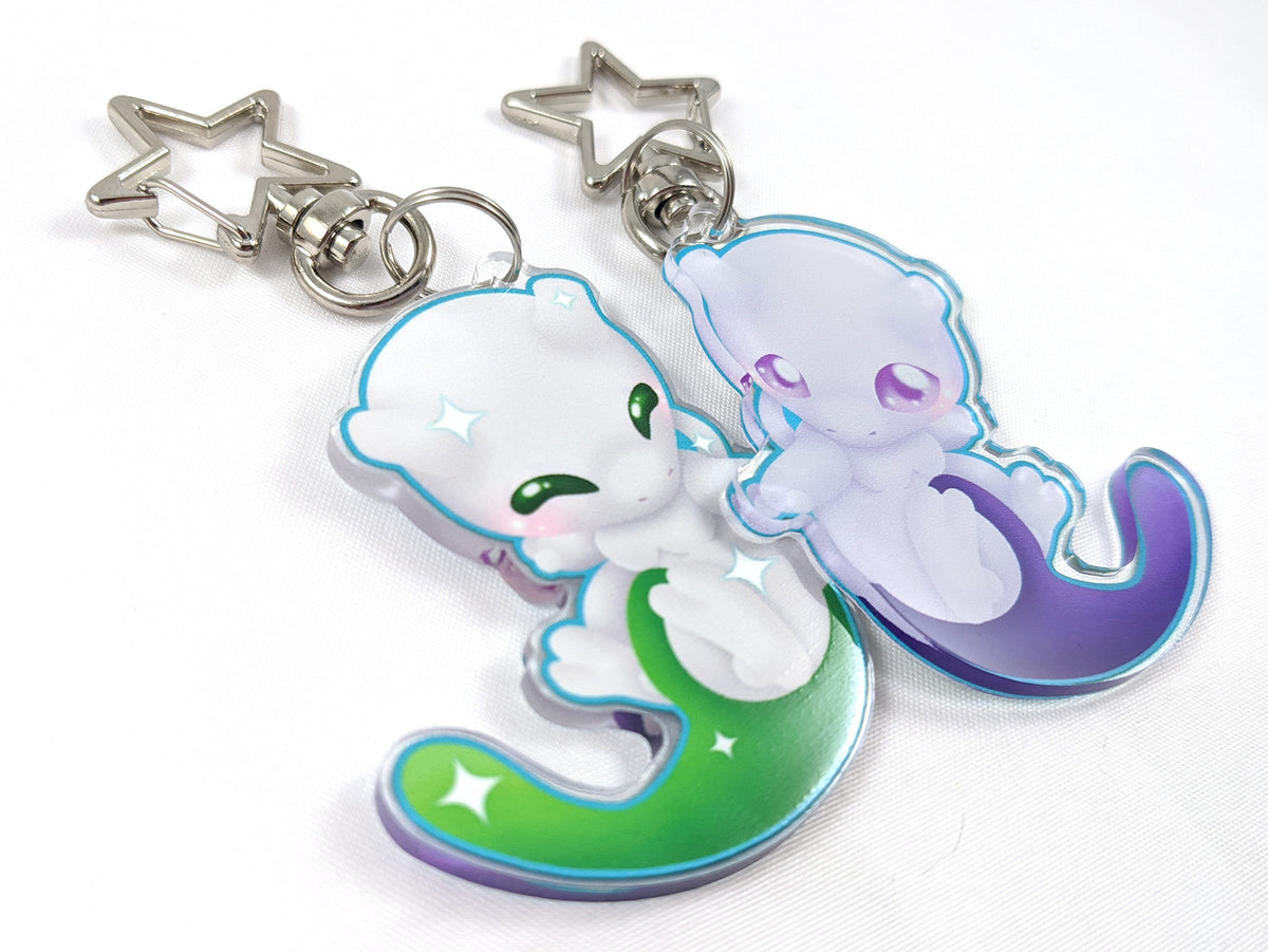 Pokemon Mewtwo Shiny keychain