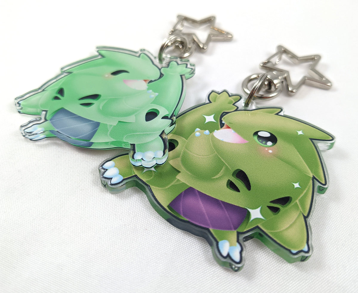 Rayquaza Chibi Fanart Keychain – Clinkorz