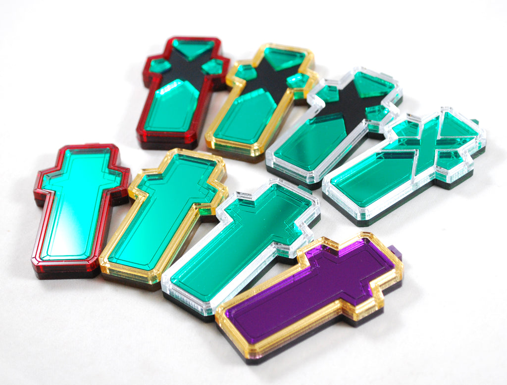 XB2 Core Crystal Sets as Necklaces or Keychains