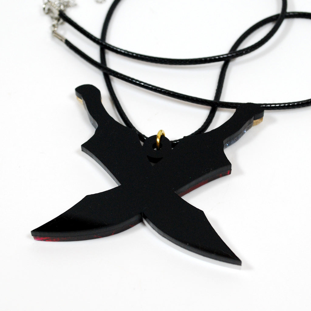 Fate Kanshou and Bakuya Archer Swords Acrylic Necklace or Keychain