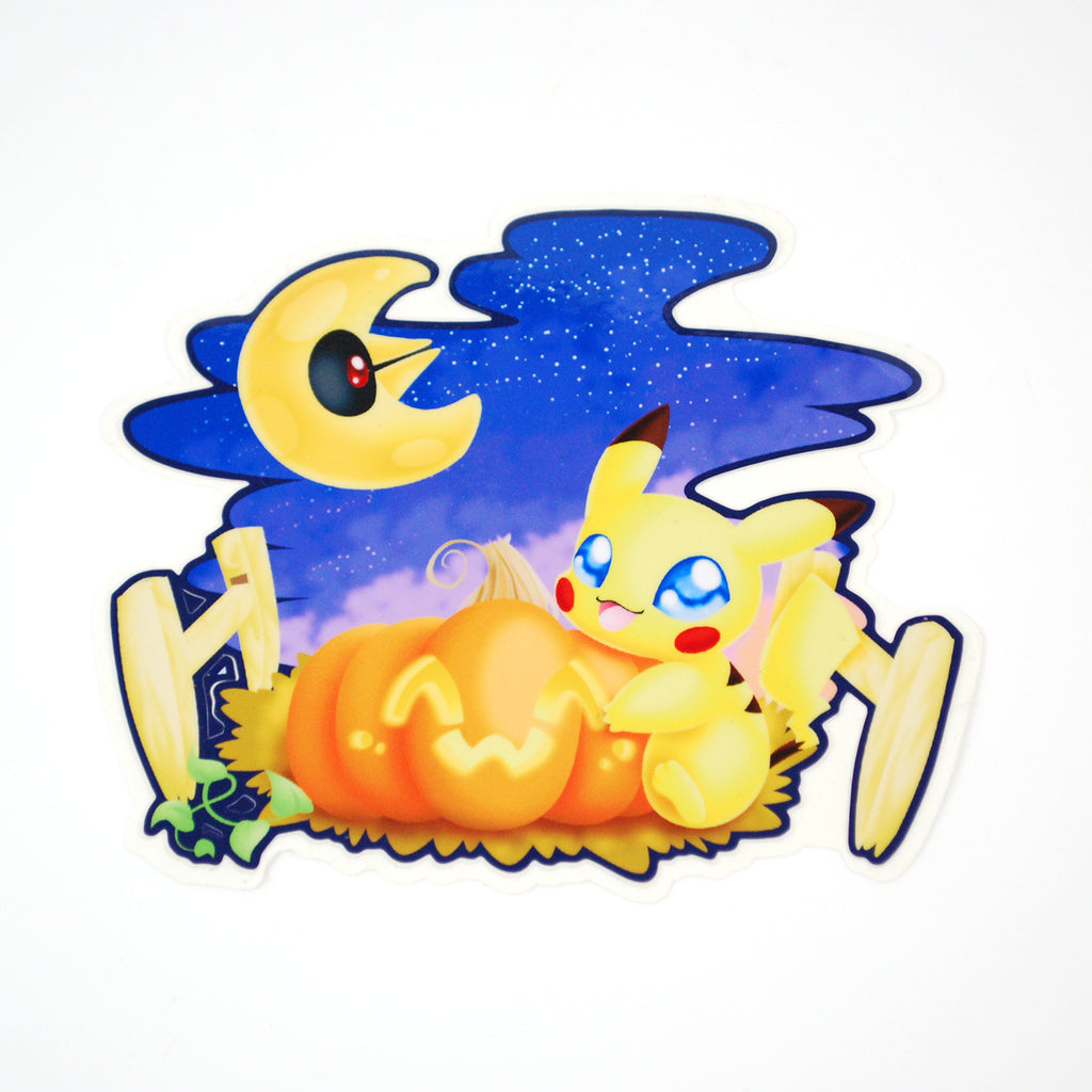 Halloween Pika Vinyl Sticker