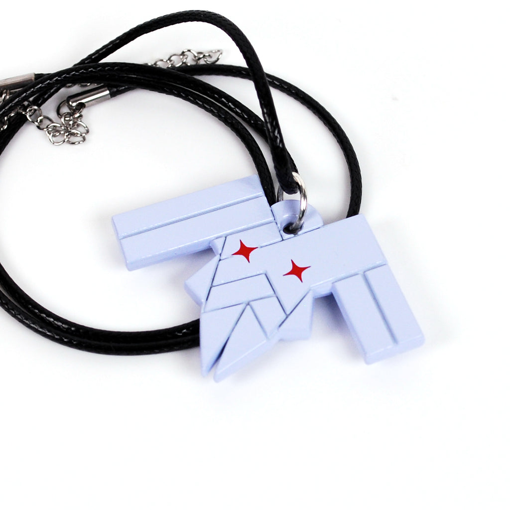 Taion's Mondo as a Necklace or Keychain Metal and Enamel