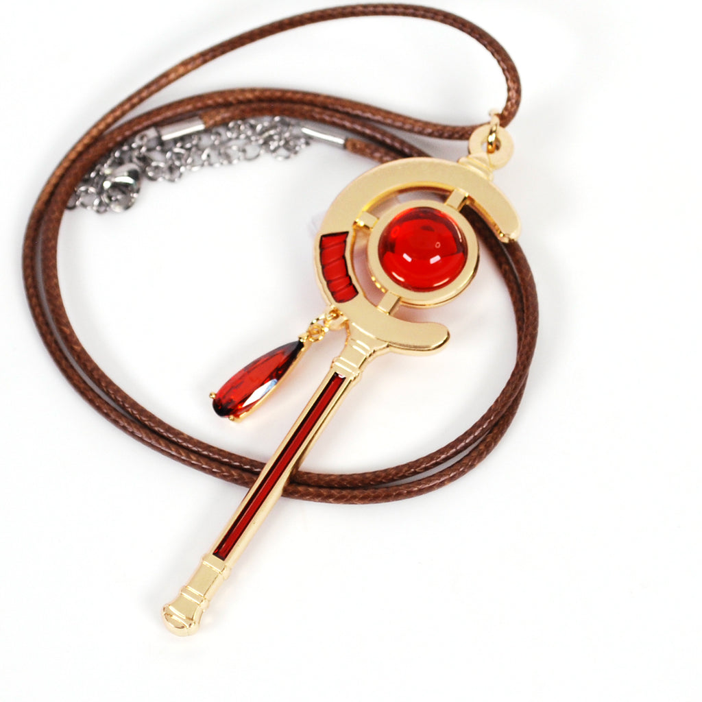 Frieren Staff in Metal as Necklace or Keychain