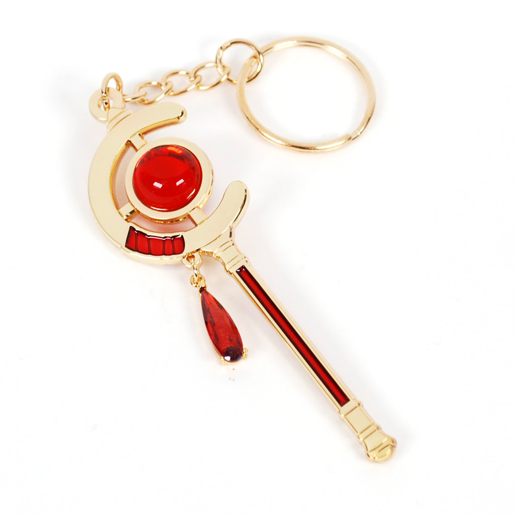 Frieren Staff in Metal as Necklace or Keychain