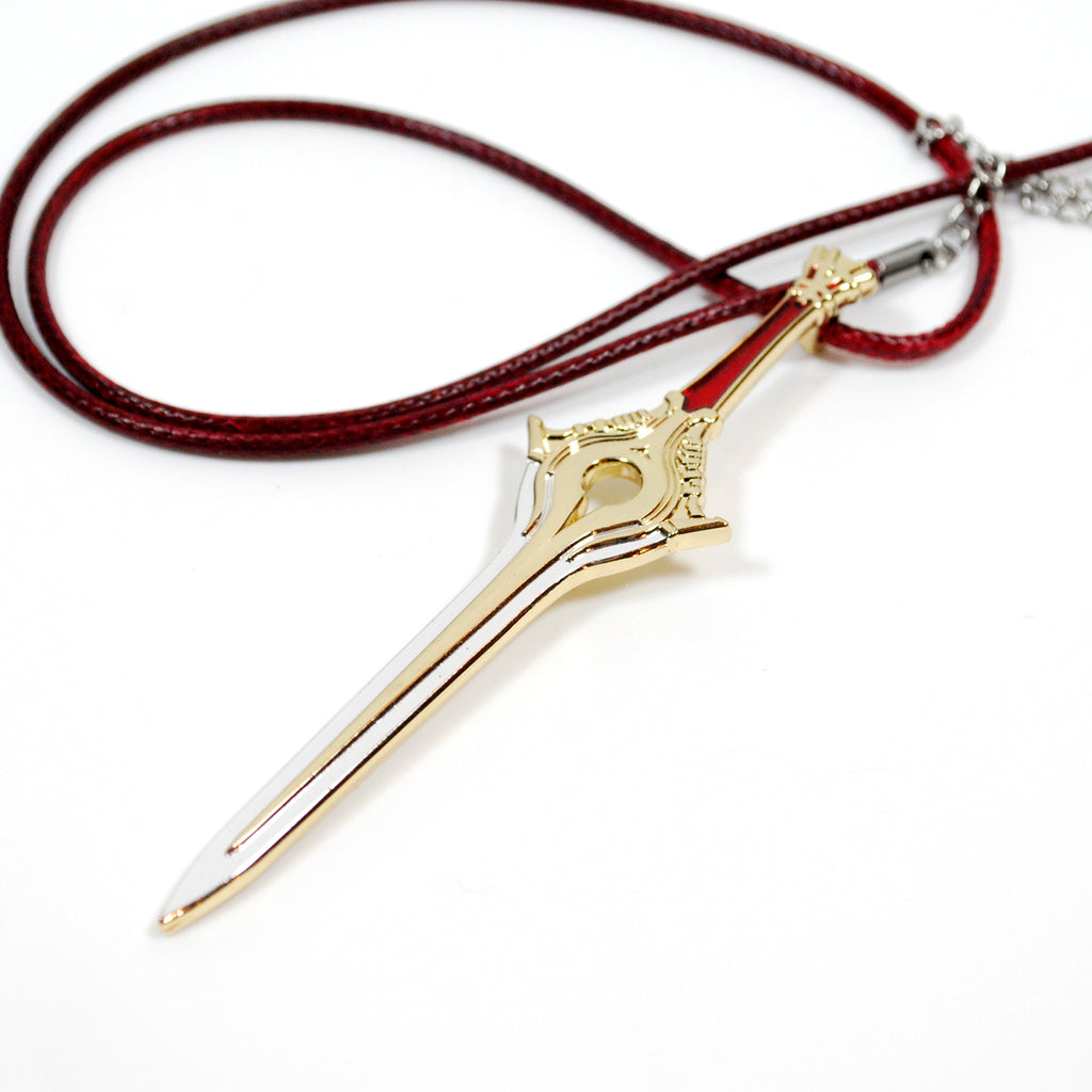 Lucina's Exalted Falchion in Metal and Enamel as Necklace Keychain or Pin