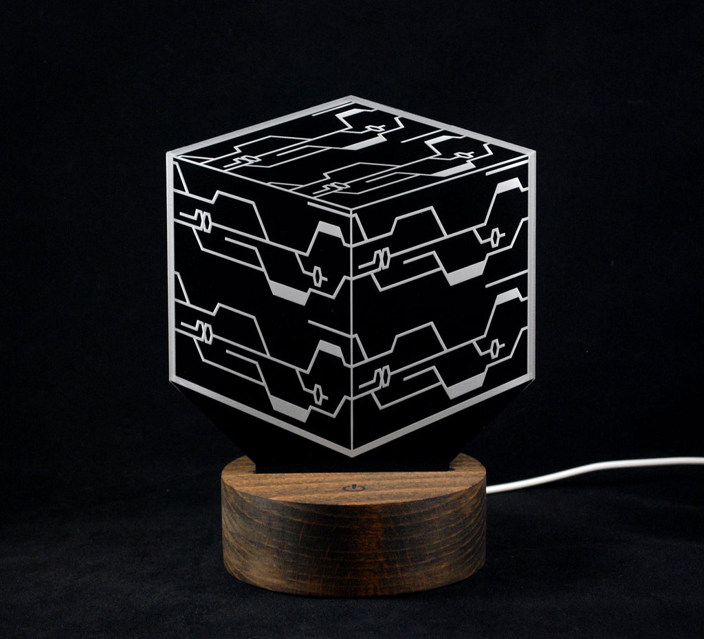 Prototype NieR:Automata Black Box Light Display with LED Base