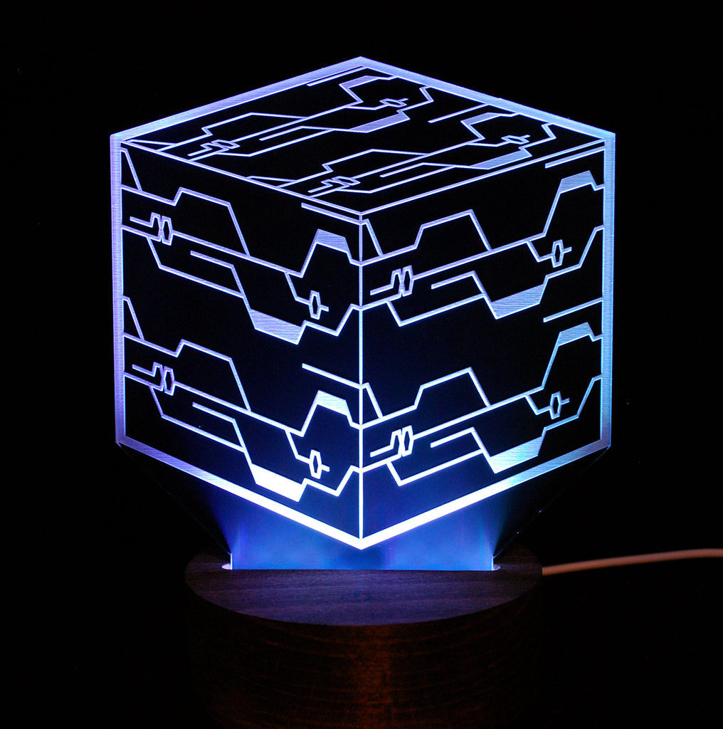 Prototype NieR:Automata Black Box Light Display with LED Base
