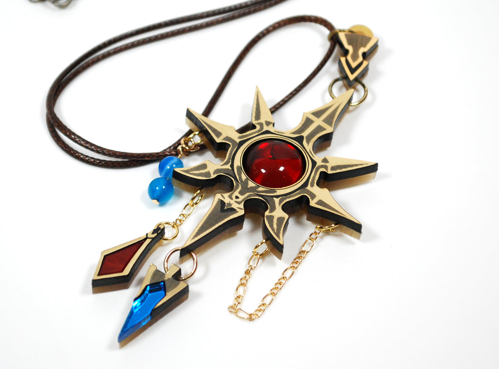 FFXIV Azeyma's EXP Earring in Acrylic Clip-on, Post, or Necklace