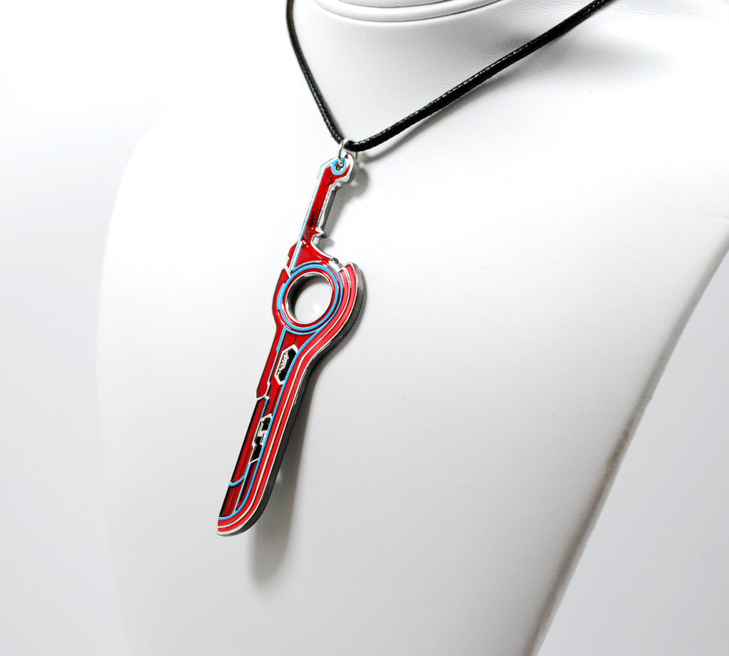 XB1 Shulk's Monado I in Metal and Enamel as Necklace Keychain or Pin