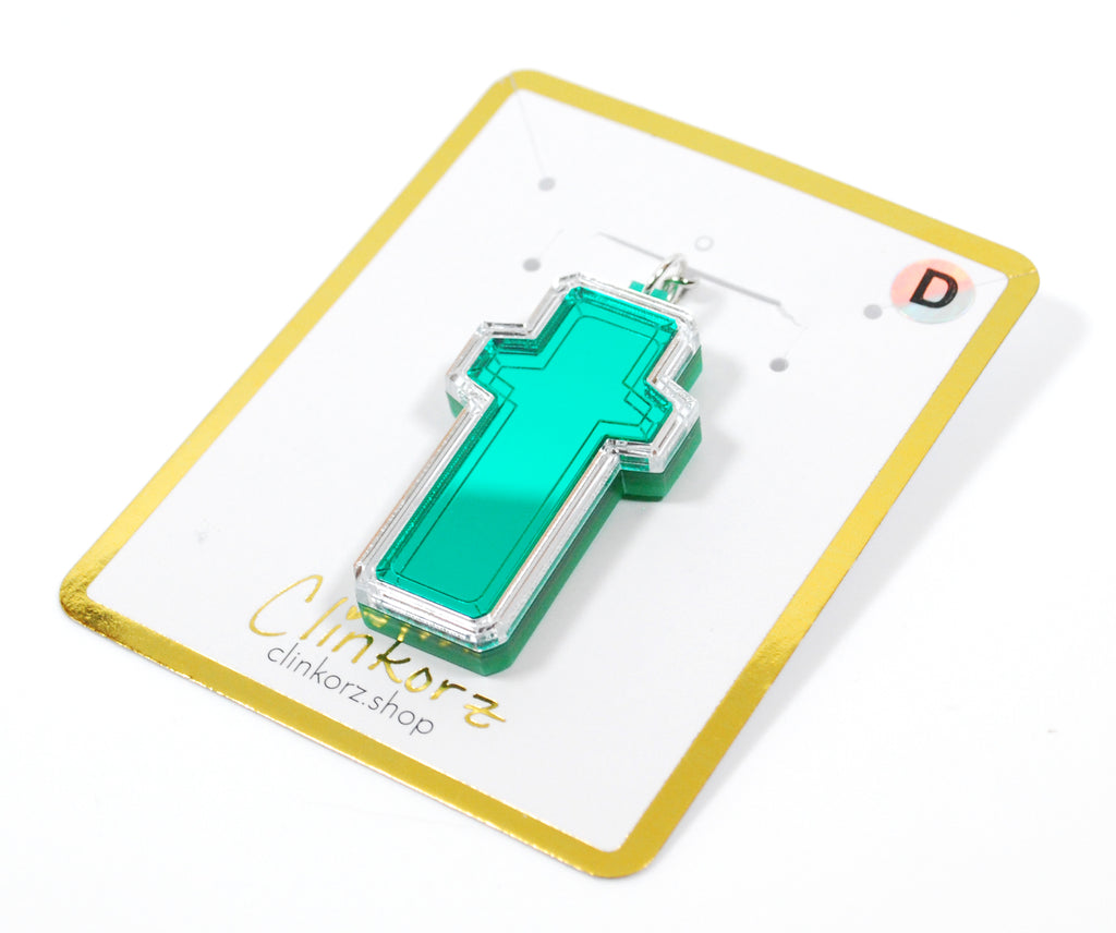 Discontinued XC2 Pneuma Whole Core Necklace or Keychain in Acrylic