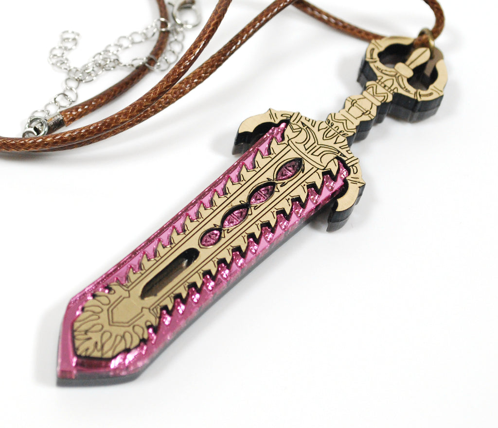 Fire Emblem Corrin's Omega Yato Sword Acrylic Necklace or Keychain