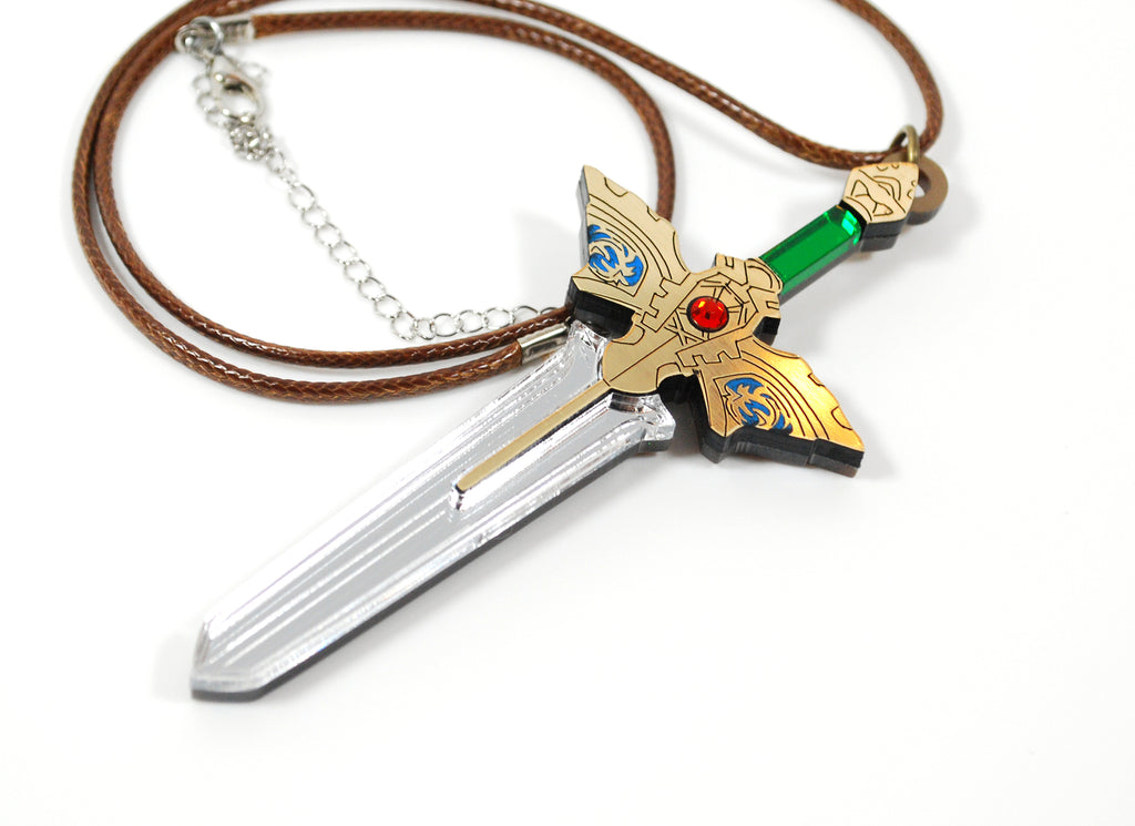 Fire Emblem Roy's Binding Blade Acrylic Necklace or Keychain