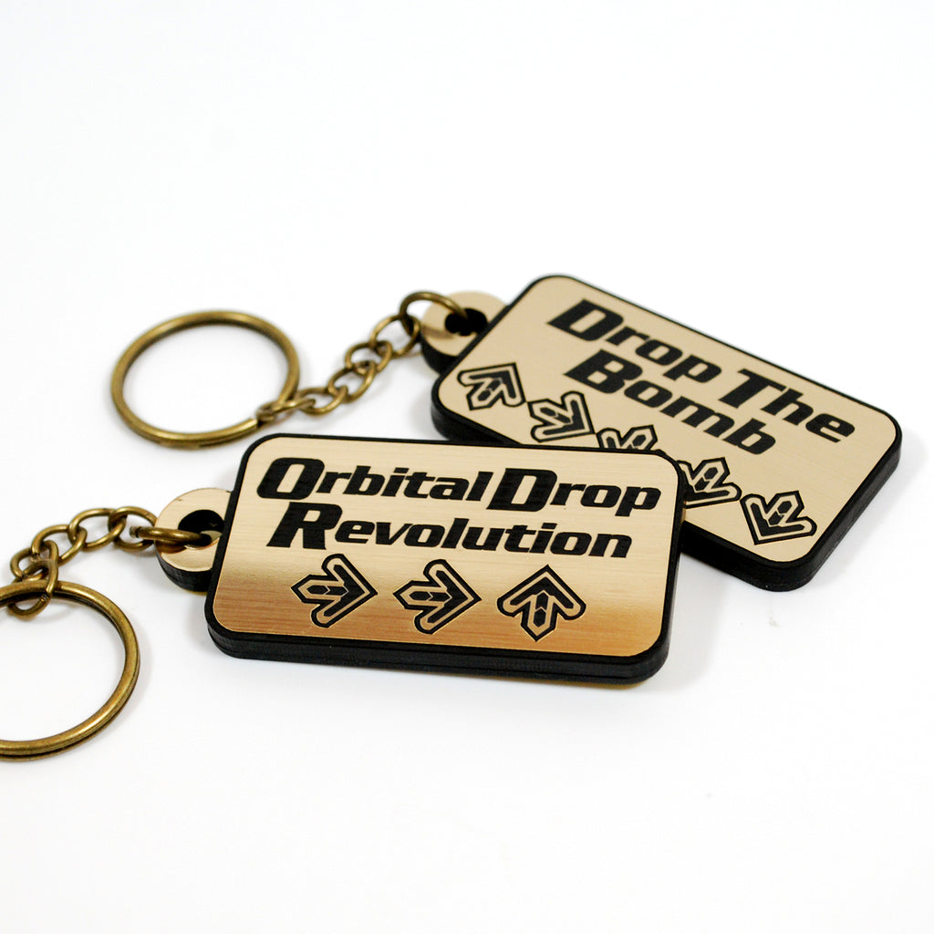 Helldivers DDR Meme Acrylic Keychain Charm