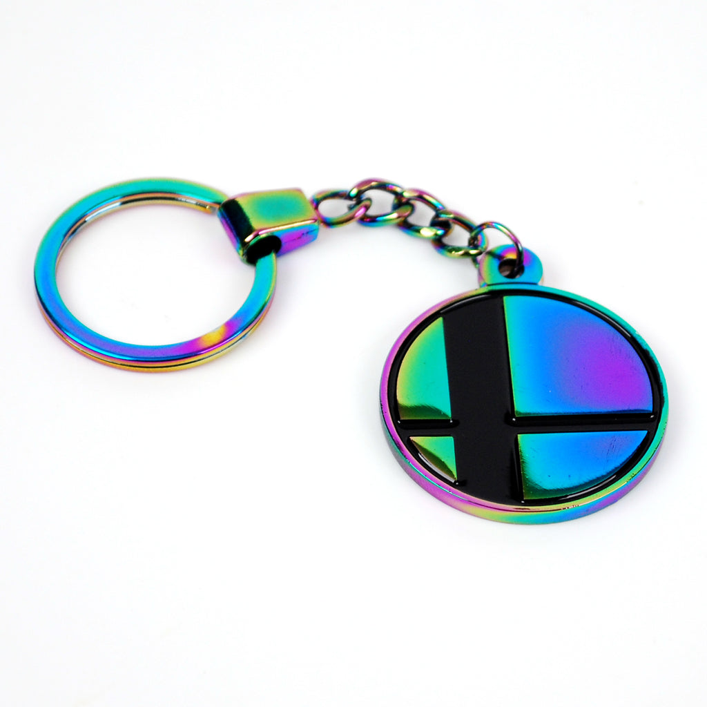 Smash Ball Metal and Enamel as Necklace or Keychain