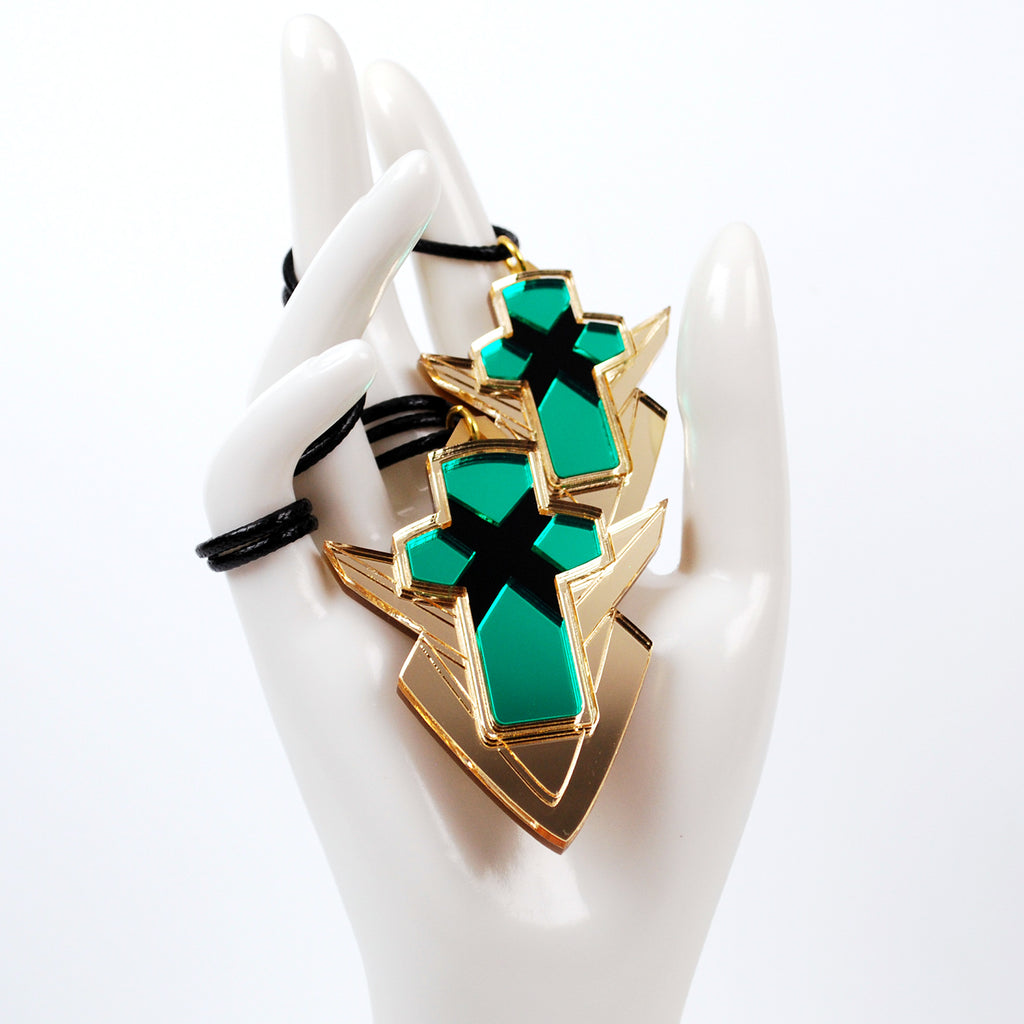 Mythra Core Crystal in Acrylic as Necklace Keychain or Magnet