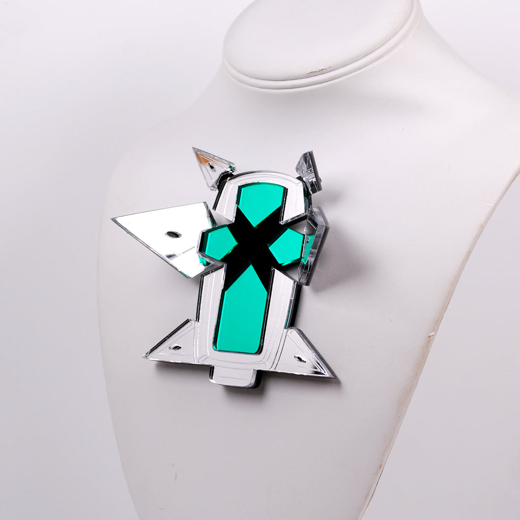 Pneuma Core Crystal in Acrylic as Necklace Keychain or Magnet