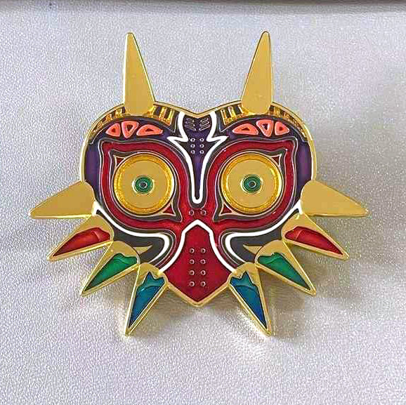 Zelda Majora's Mask Metal and Enamel Necklace Keychain or Pin Limited Preorder