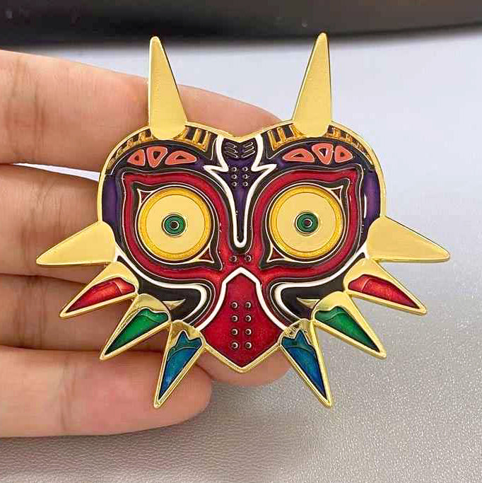 Zelda Majora's Mask Metal and Enamel Necklace Keychain or Pin Limited Preorder