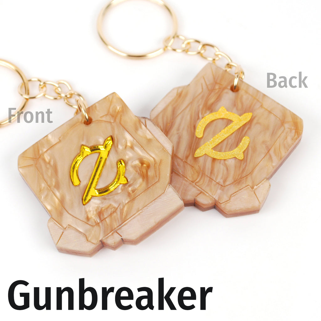 FFXIV Job Stones in Acrylic as Keychains with NFC Chip Inside