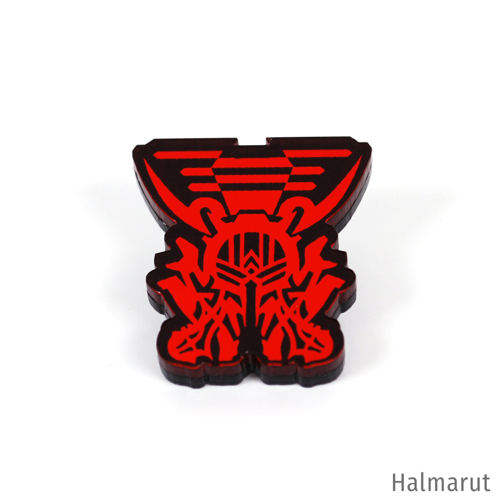 Ascian Glyphs as Necklaces, Keychains, or Pins