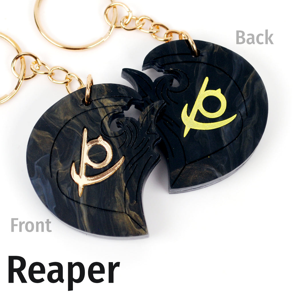 FFXIV Job Stones in Acrylic as Keychains with NFC Chip Inside