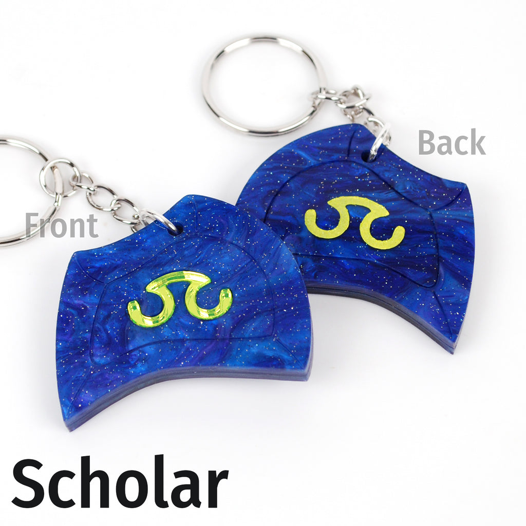 FFXIV Job Stones in Acrylic as Keychains with NFC Chip Inside