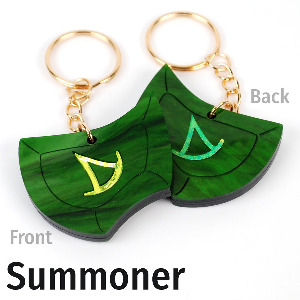 FFXIV Job Stones in Acrylic as Keychains with NFC Chip Inside