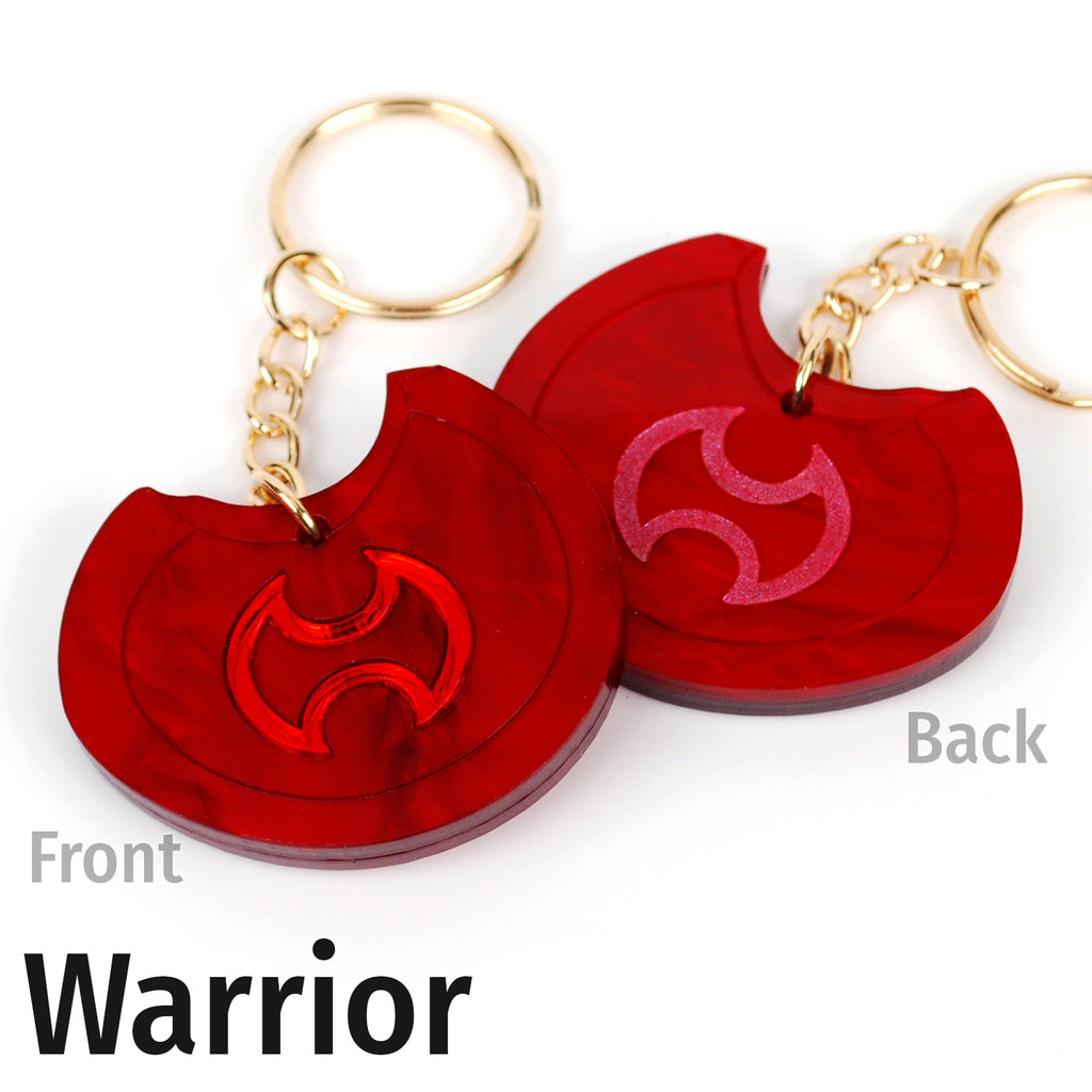 FFXIV Job Stones in Acrylic as Keychains with NFC Chip Inside