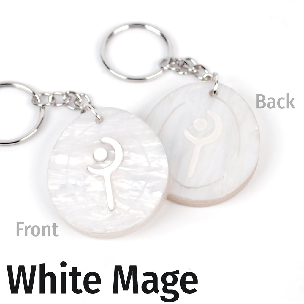 FFXIV Job Stones in Acrylic as Keychains with NFC Chip Inside