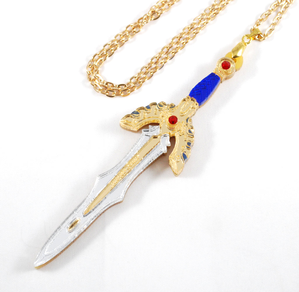 Dragon Quest Erdrick's Sword and Shield Acrylic Necklace or Keychain