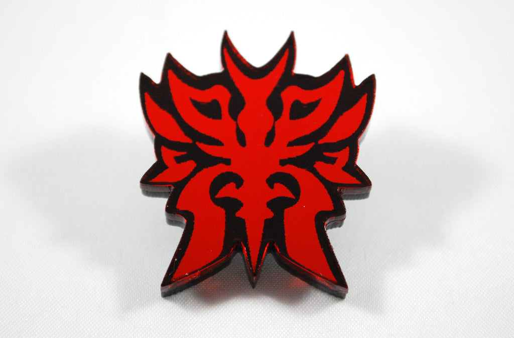 FFXIV Ascian Glyphs in Acrylic as Pins or Necklaces