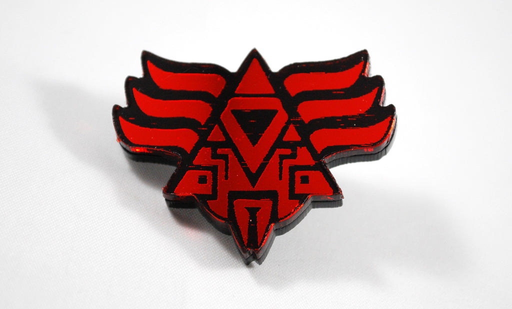 FFXIV Ascian Glyphs in Acrylic as Pins or Necklaces