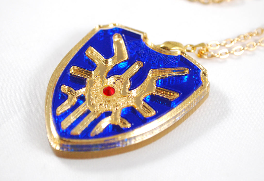 Dragon Quest Erdrick's Sword and Shield Acrylic Necklace or Keychain