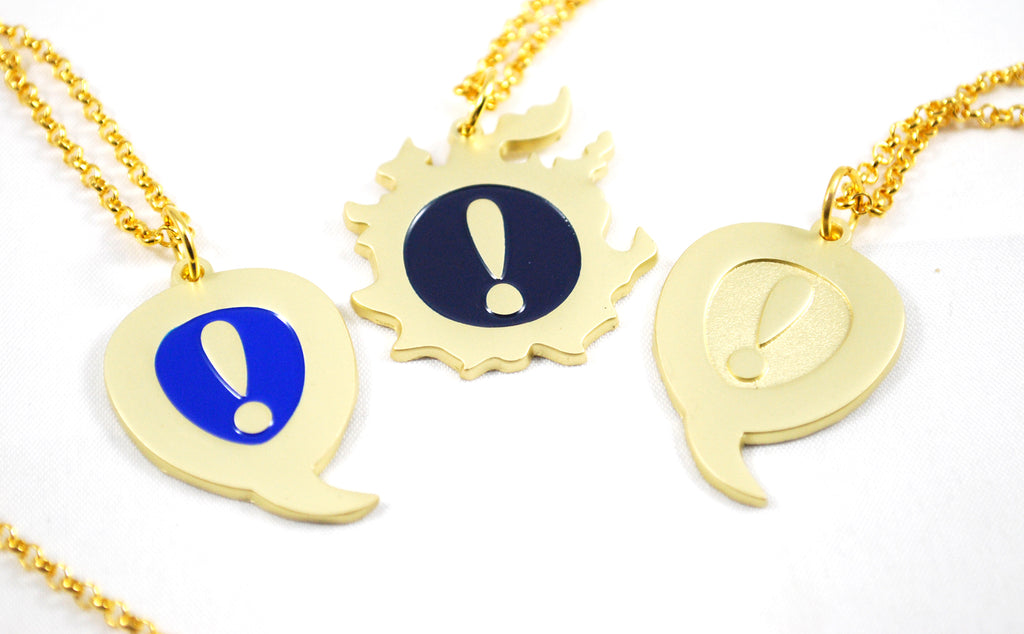 FFXIV Quest Icon Necklace or Keychain - Metal and Enamel