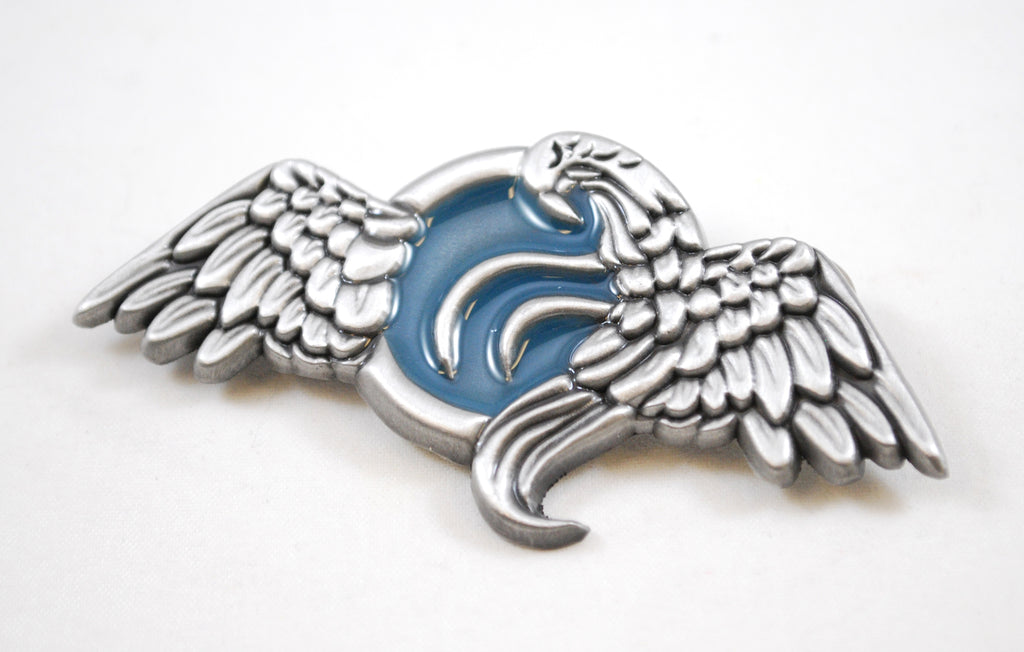 FFXIV Metal Meteion Brooch as a Necklace Keychain or Pin in Two Colors