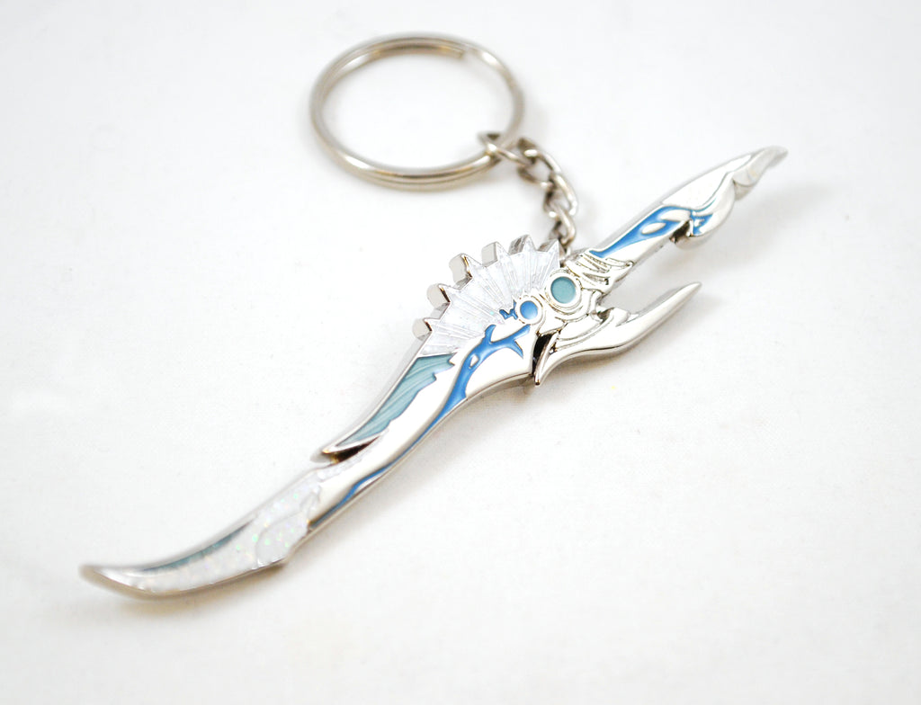 1st Iteration FFXIV Metal Hydaelyn's Divine Light as a Necklace Keychain or Pin