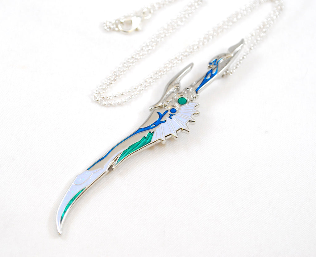 REDESIGN FFXIV Metal Hydaelyn's Divine Light as a Necklace or Keychain
